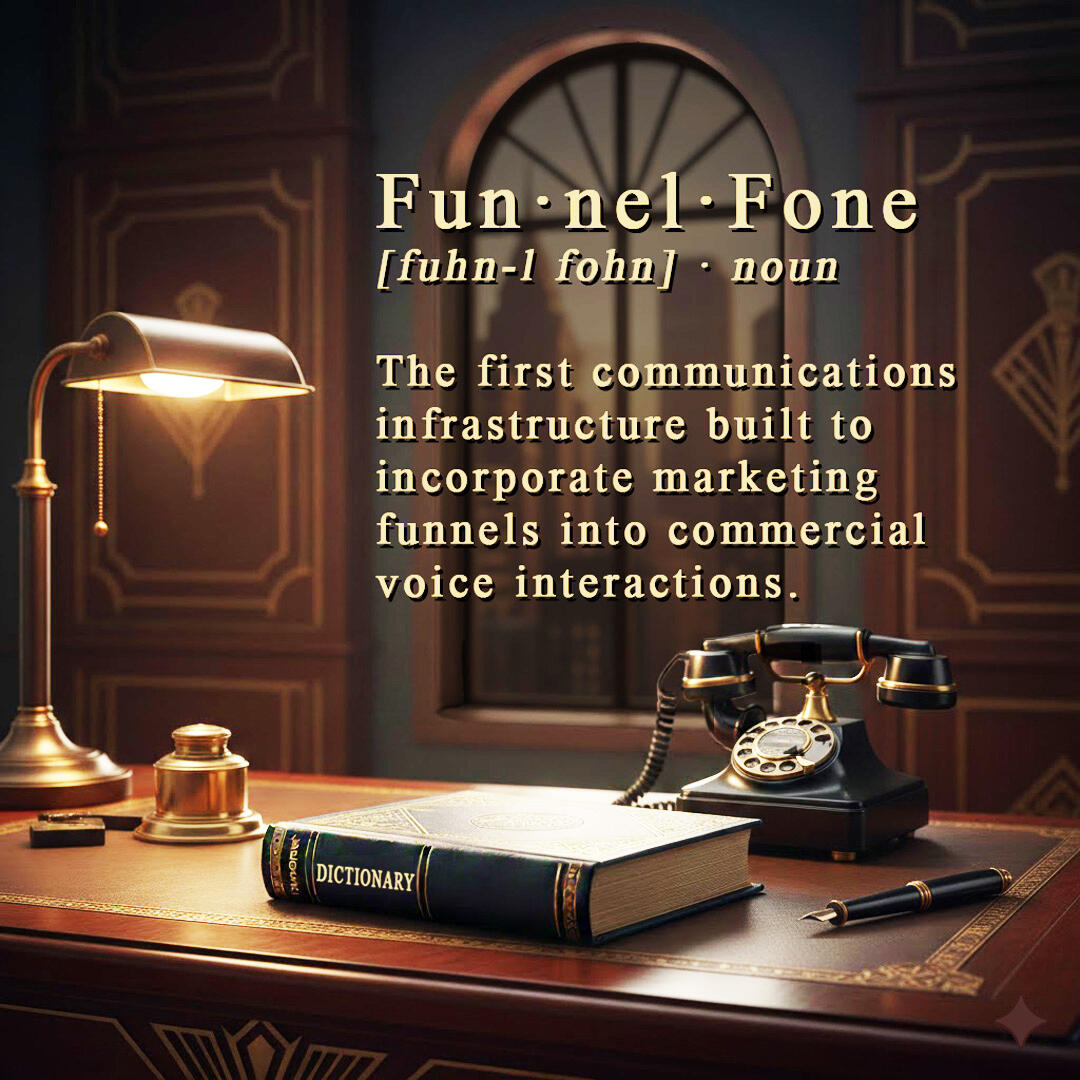 Antique phone and dictionary on desktop in art deco style